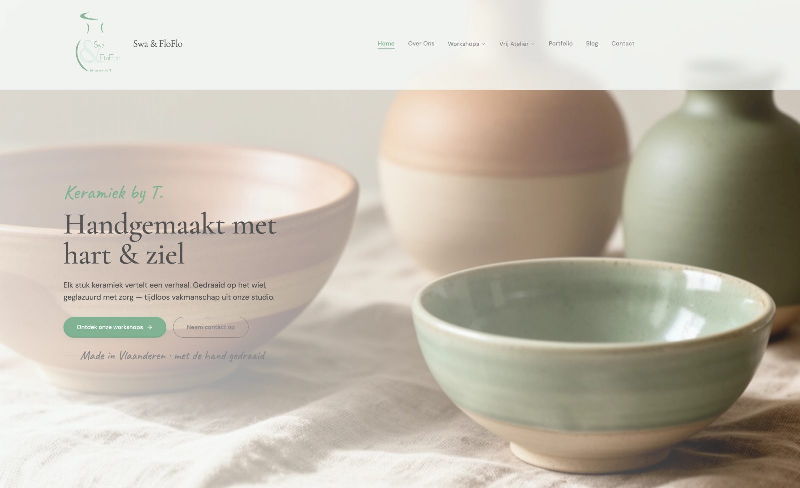 Swa & FloFlo Keramiek website