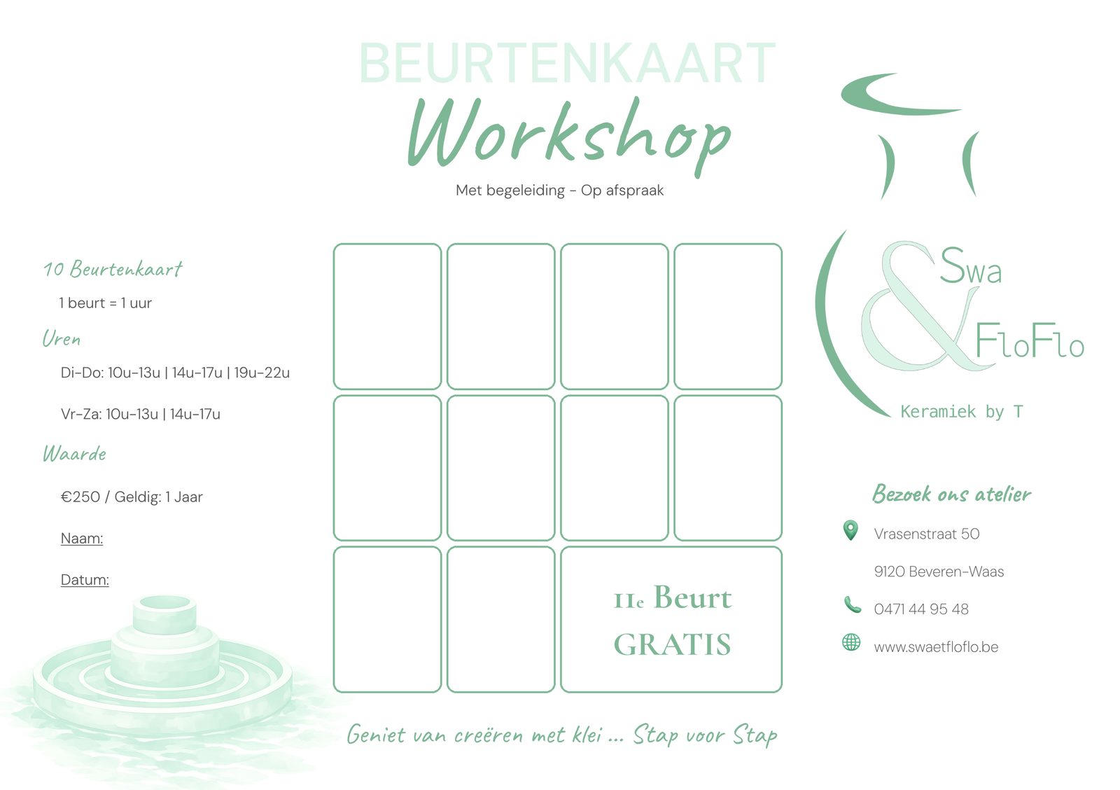 Promotieafbeelding van Swa & FloFlo Keramiek voor maatwerk en bestellingen